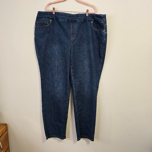 NWT Pennington pull on blue jean , straight leg size 28 - Picture 1 of 3